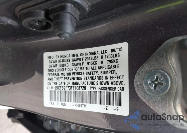 19XFB2F73FE108729: 42497604