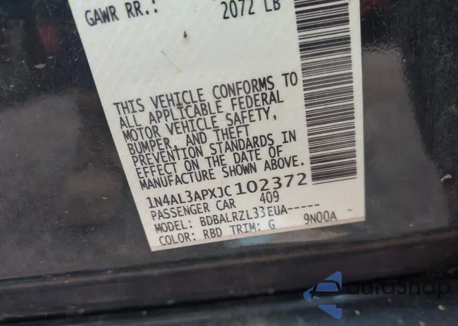 1N4AL3APXJC102372: 42498715