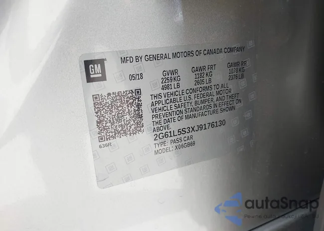 2G61L5S3XJ9176130: 42498734