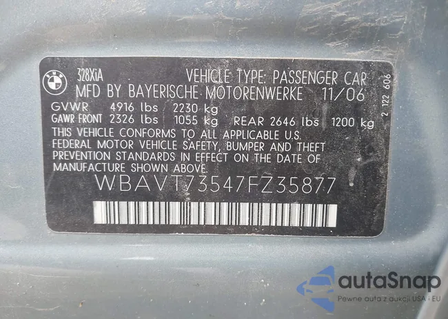 WBAVT73547FZ35877: 42498780