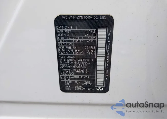 3PCAJ5M38KF116098: 42498853