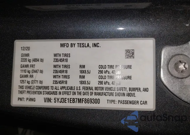 5YJ3E1EB7MF869300: 42499203