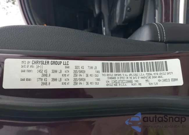 1C4SDJET2CC120066: 42499218