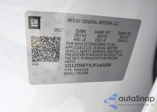 1G1ZD5STXJF143299: 42498370