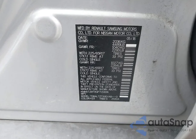 KNMAT2MT8GP705836: 42498388