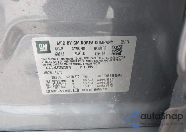 KL4CJASBXFB034677: 42498425