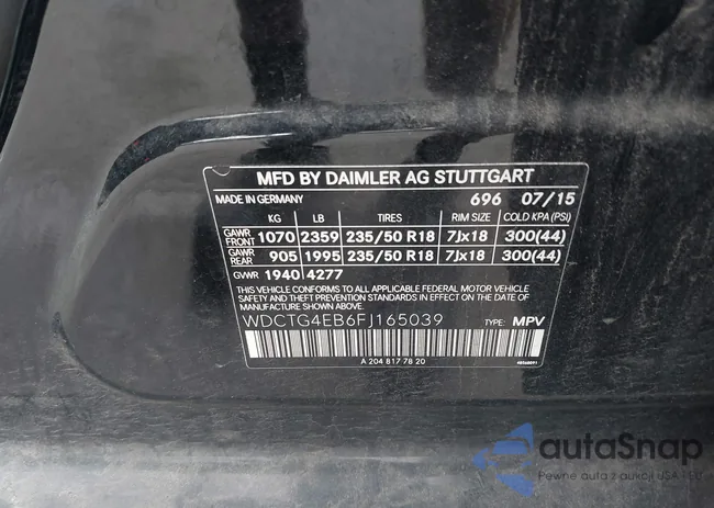 WDCTG4EB6FJ165039: 42498463