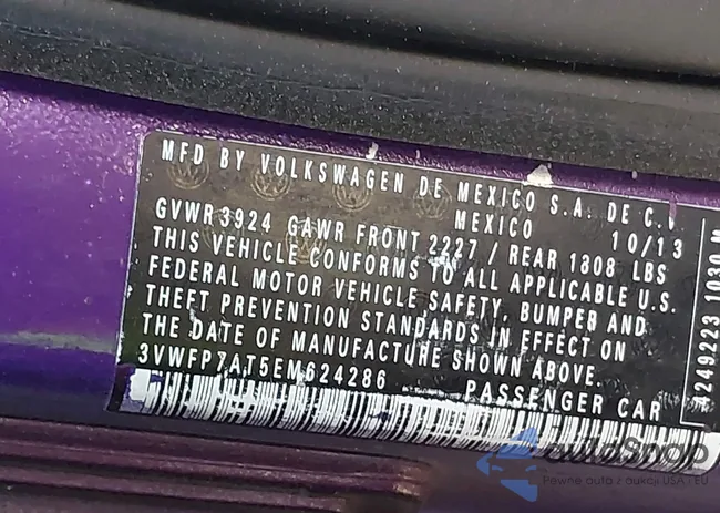 3VWFP7AT5EM624286: 42499724