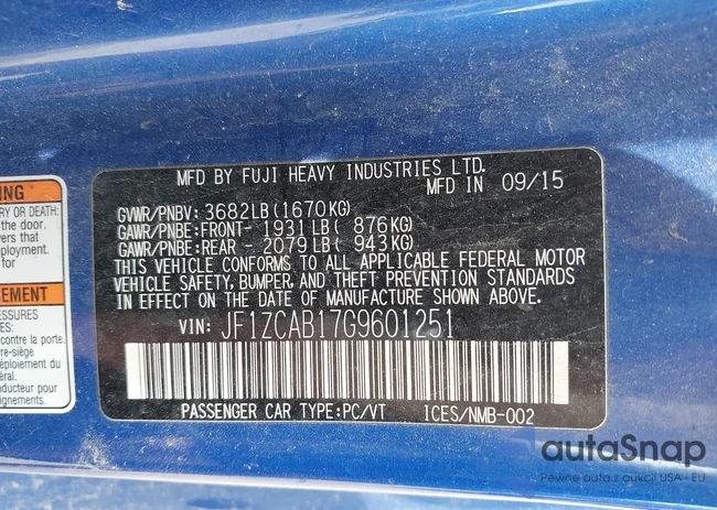 JF1ZCAB17G9601251: 42499886