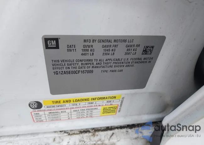 1G1ZA5E00CF167009: 42500026