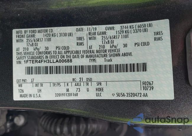 1FTER4FH3LLA00688: 42500131