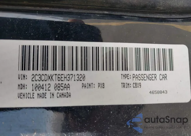 2C3CDXBG4DH625558: 42500264