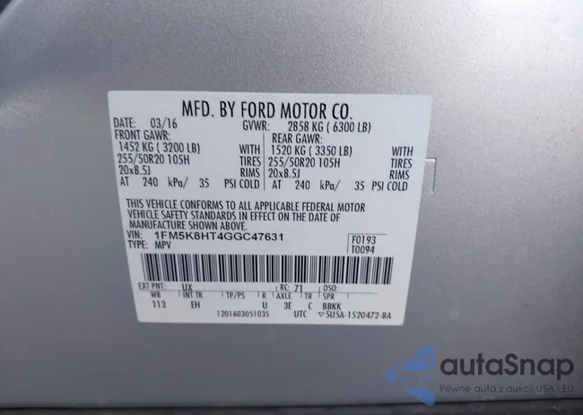 1FM5K8HT4GGC47631: 42499416