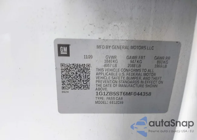 1G1ZB5ST6MF044358: 42499619