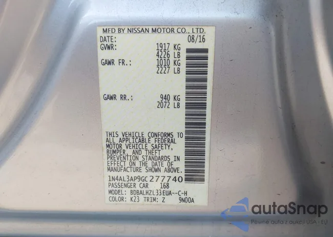 1N4AL3AP9GC277740: 42499640