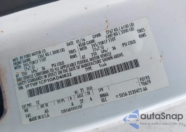 1FTMF1CP1GKD40822: 42500934