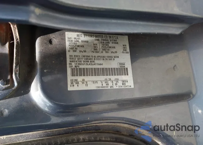 1FMEU15L42LA11664: 42500943