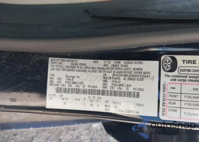 3FADP4BJ2BM172241: 42500368