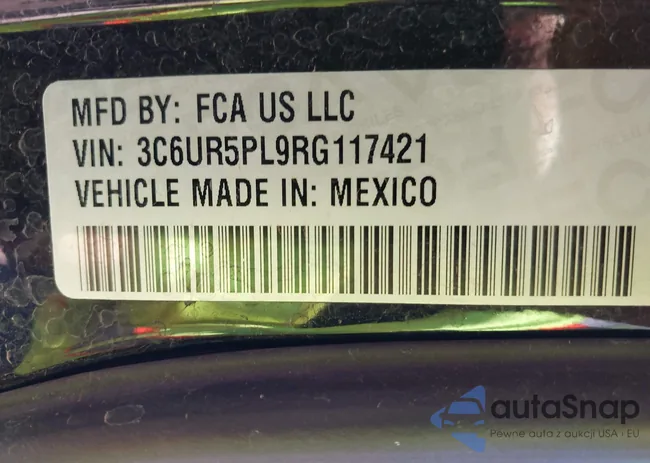 3C6UR5PL9RG117421: 42500387