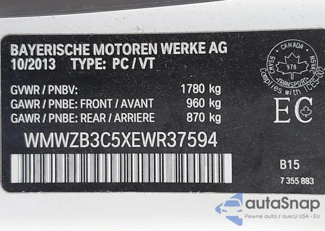 WMWZB3C5XEWR37594: 42500466