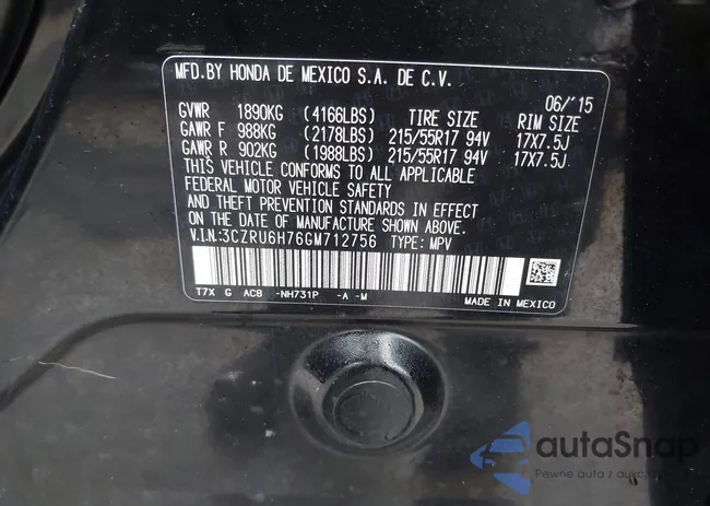 3CZRU6H76GM712756: 42501780