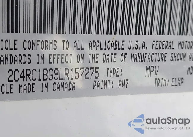 2C4RC1BG9LR157275: 42501948