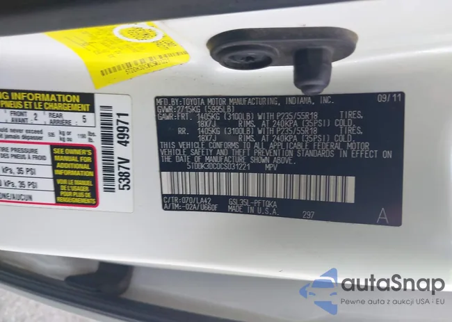 5TDDK3DC0CS031221: 42502061