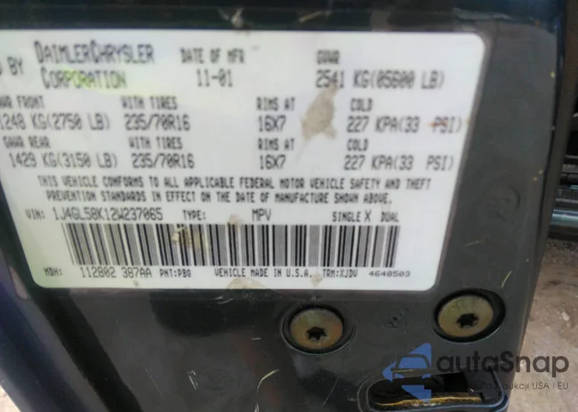 1J4GL58K12W237065: 42502216