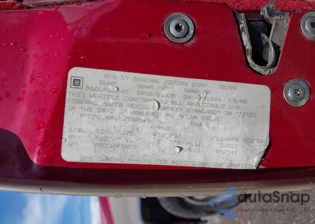 1GCDC14K4MZ102641: 42501316