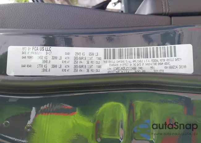 1C4RDJAG5JC111480: 42502726