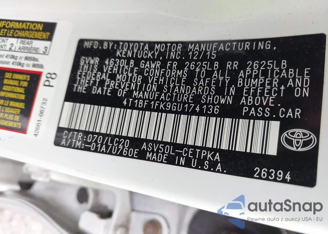 4T1BF1FK9GU174136: 42502840