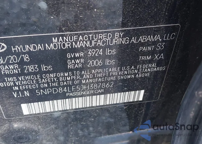 5NPD84LF5JH387862: 42502911