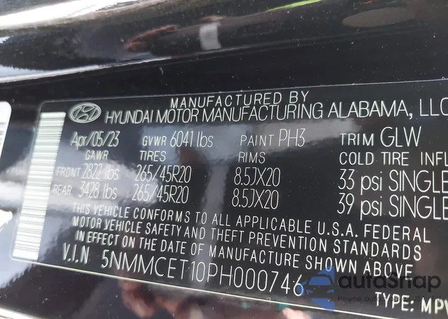 5NMMCET10PH000746: 42503097