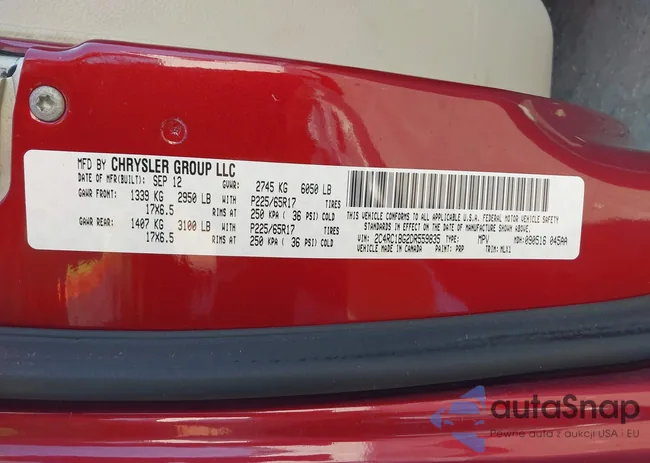 2C4RC1BG2DR559835: 42503174