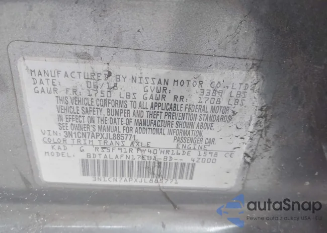 3N1CN7APXJL885771: 42503208