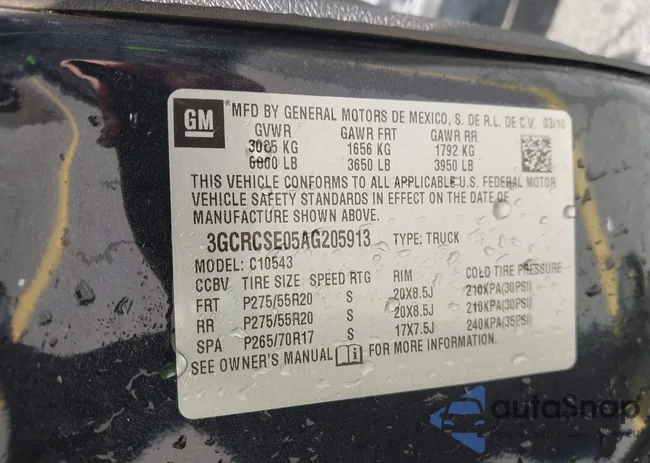 3GCRCSE05AG205913: 42502462