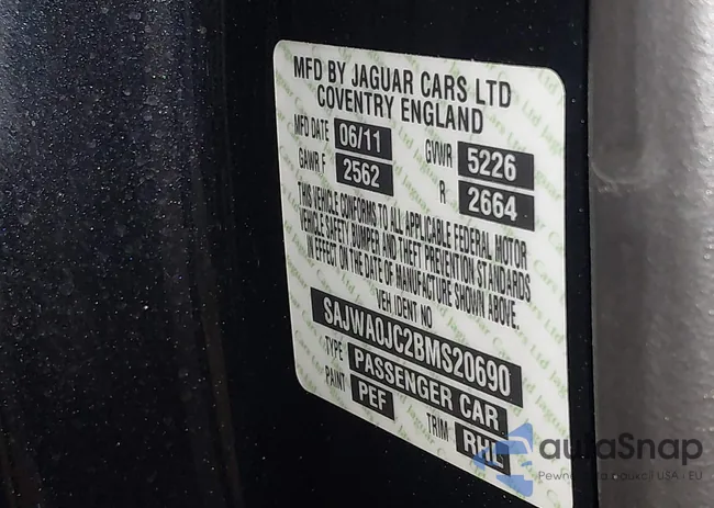 SAJWA0JC2BMS20690: 42504004