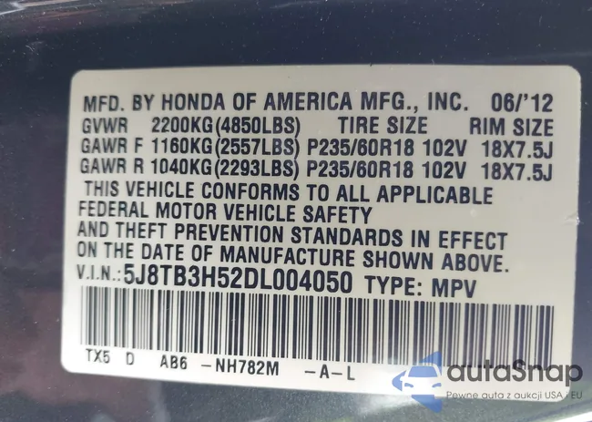 5J8TB3H52DL004050: 42504718