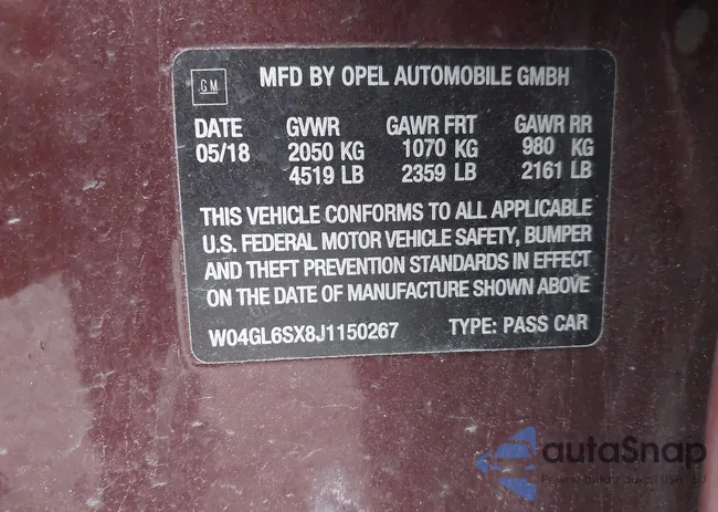 W04GL6SX8J1150267: 42505041