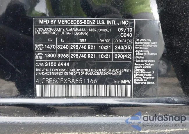 4JGBF8GEXBA651166: 42505054