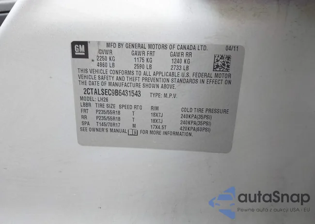 2CTALSEC9B6431543: 42505099