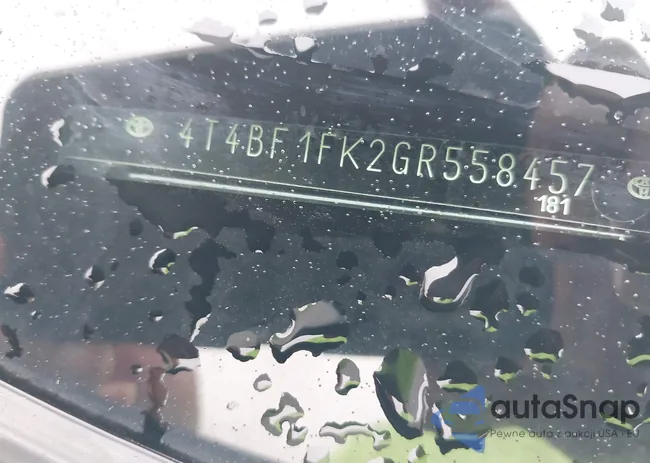 4T4BF1FK2GR558457: 42505240