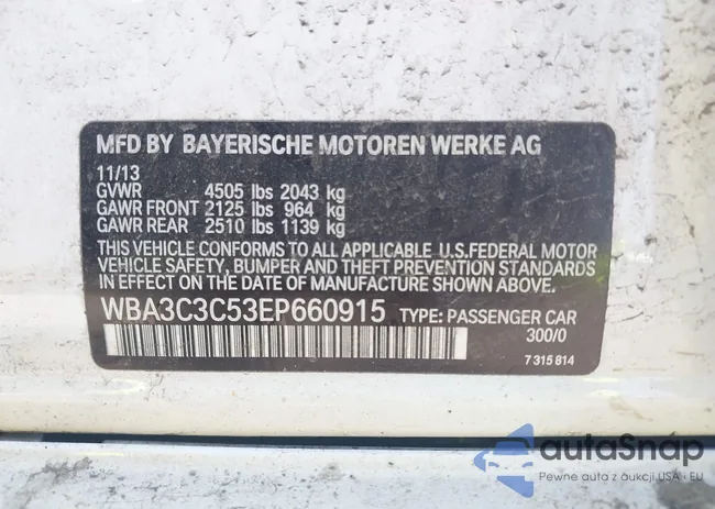 WBA3C3C53EP660915: 42505247