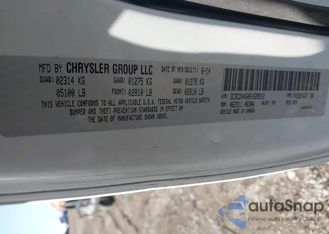 2C3CDXHG0EH328912: 42505304