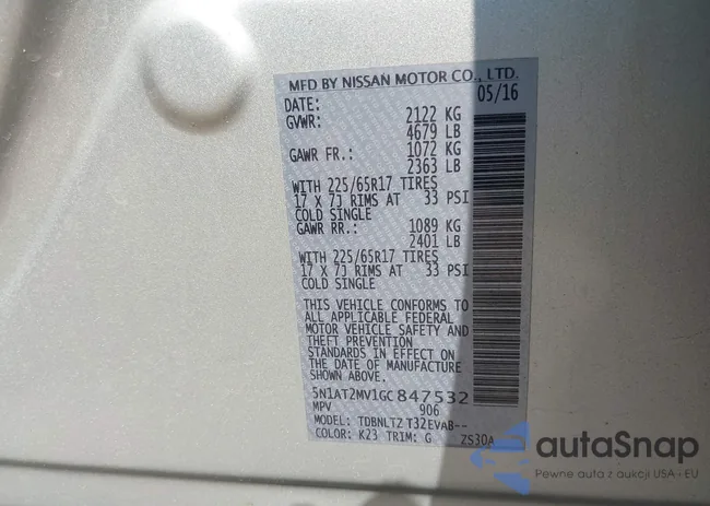 5N1AT2MV1GC847532: 42505460