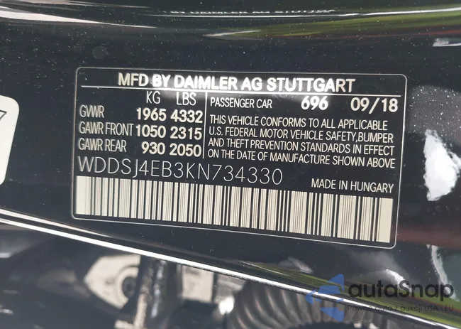 WDDSJ4EB3KN734330: 42506792