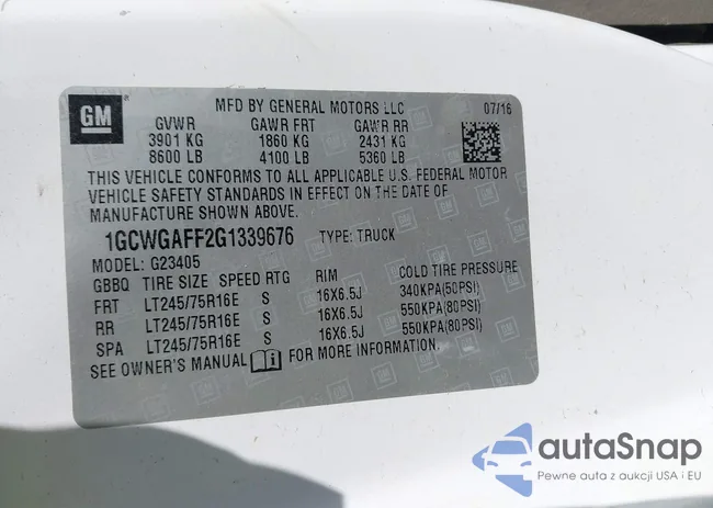 1GCWGAFF2G1339676: 42506842