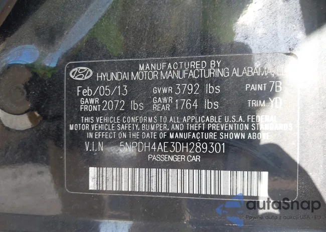 5NPDH4AE3DH289301: 42506851