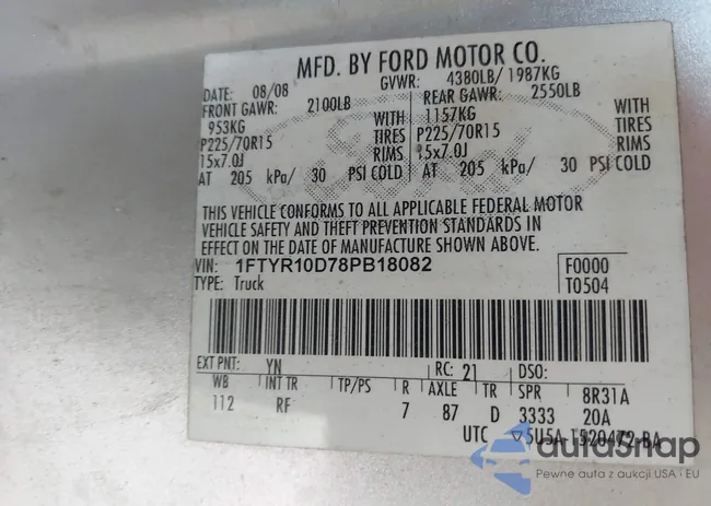 1FTYR10D78PB18082: 42506875