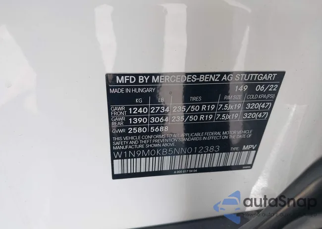 W1N9M0KB5NN012383: 42507018